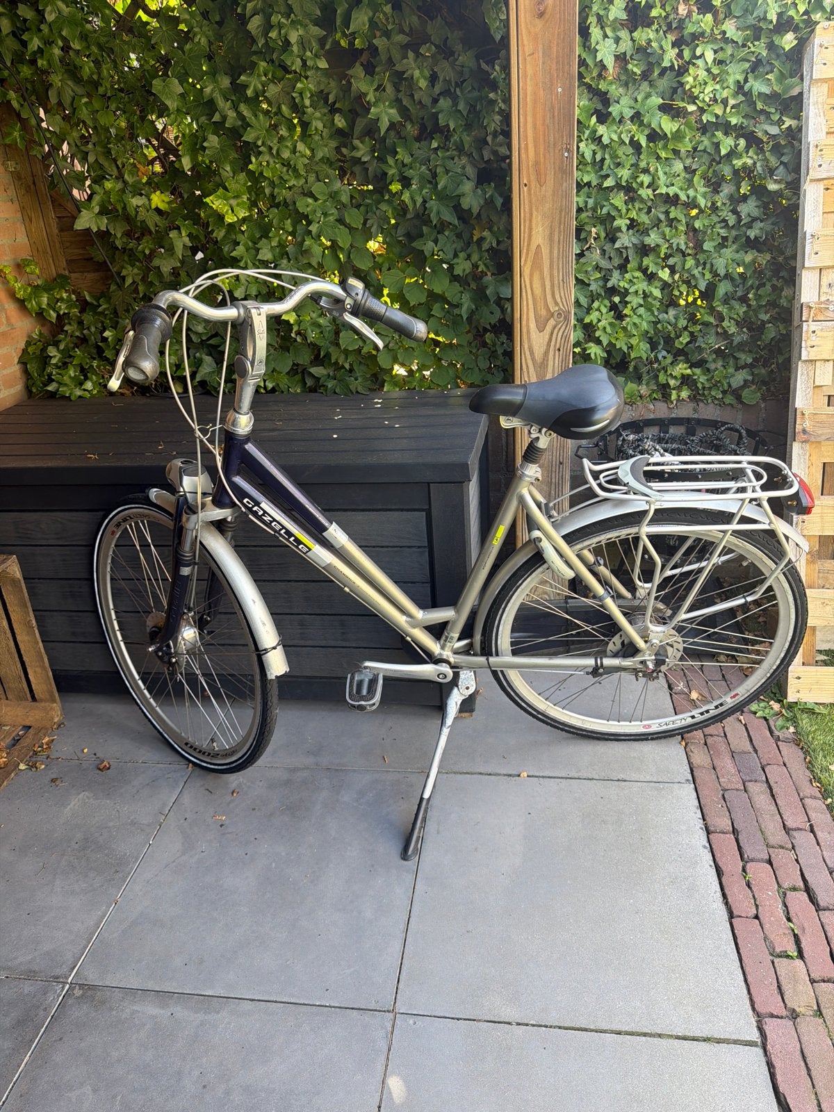 Gazelle damesfiets met 7 versnellingen, Ophalen, Velgrem, Versnellingen, Gazelle