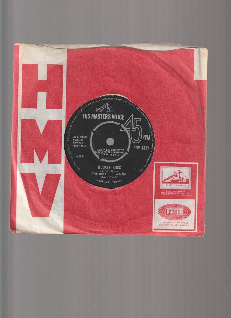 THE ROYAL SHOWBAND WATERFORD  --  THE  HUCKLE  BUCK, Verzenden, Originele persing, 7 inch, Single