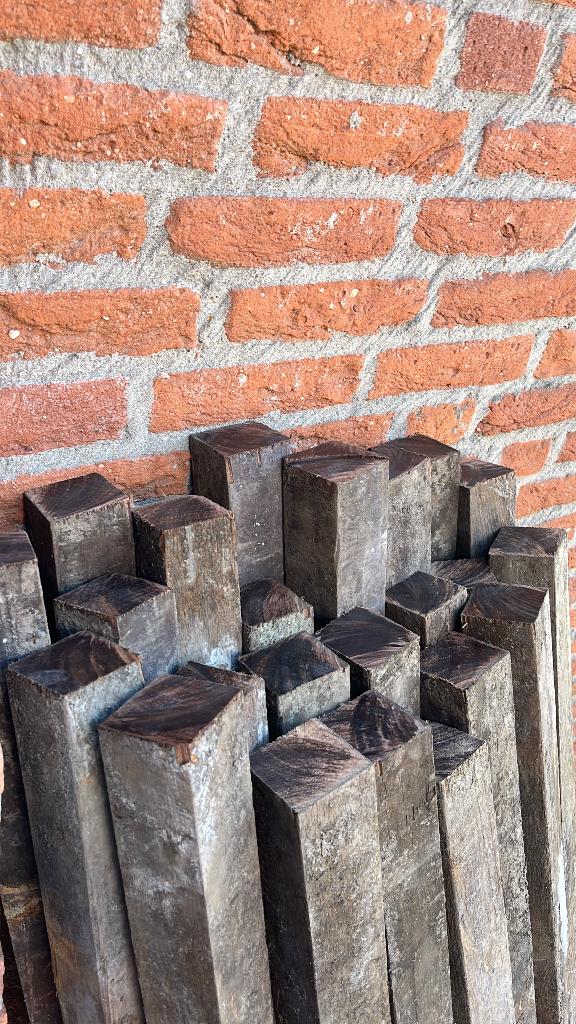 Houten palen, Ophalen, Gebruikt, Palen, Hardhout