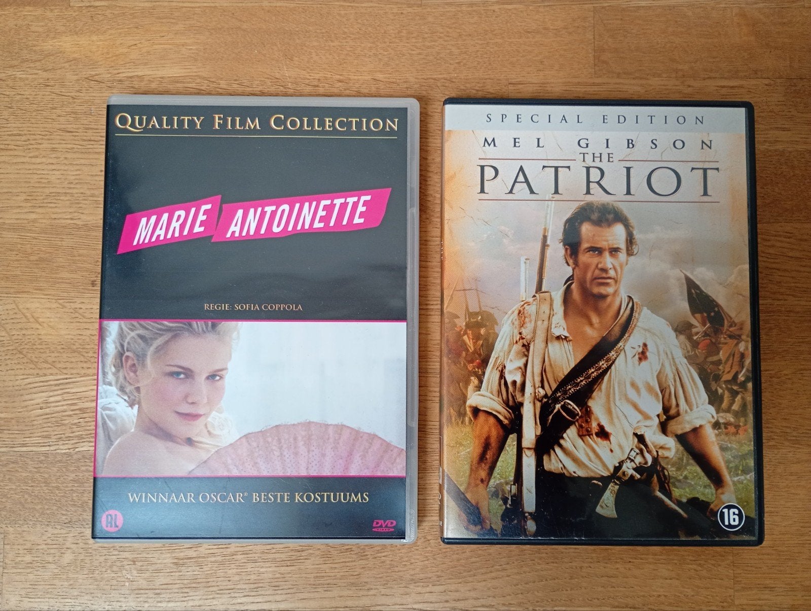 dvd Marie Antoinette en The Patriot, Alle leeftijden, Ophalen of Verzenden, Zo goed als nieuw