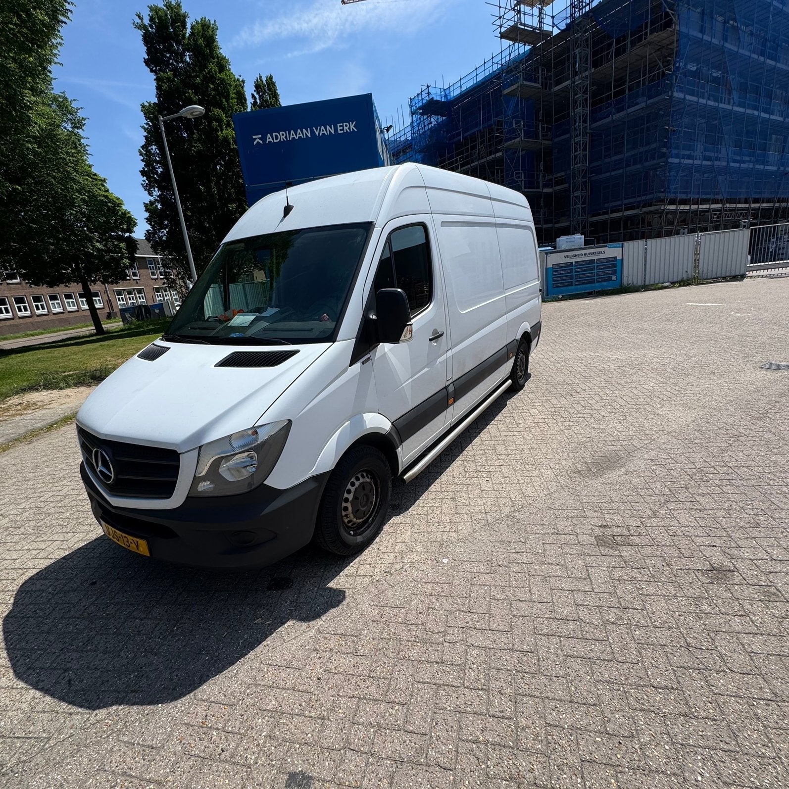 Mercedes-Benz Sprinter 211CDI L2H2 2017 Marge Auto APK 2026, Auto's, Achterwielaandrijving, 4 cilinders, 2000 kg, Wit