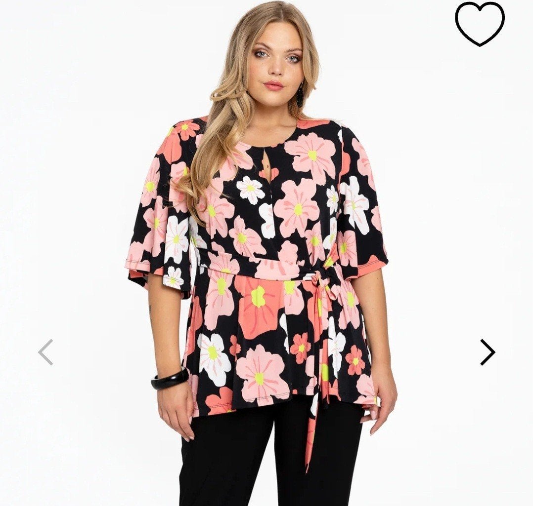 Yoek tuniek Hibiscus maat M, Kleding | Dames, Yoek, Nieuw, Ophalen of Verzenden, Blouse of Tuniek
