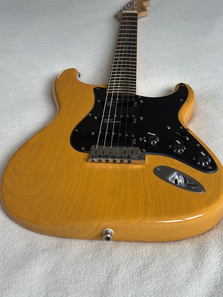 Fender American Deluxe Stratocaster Butterscotch Blonde nwst, Ophalen, Zo goed als nieuw, Solid body, Fender