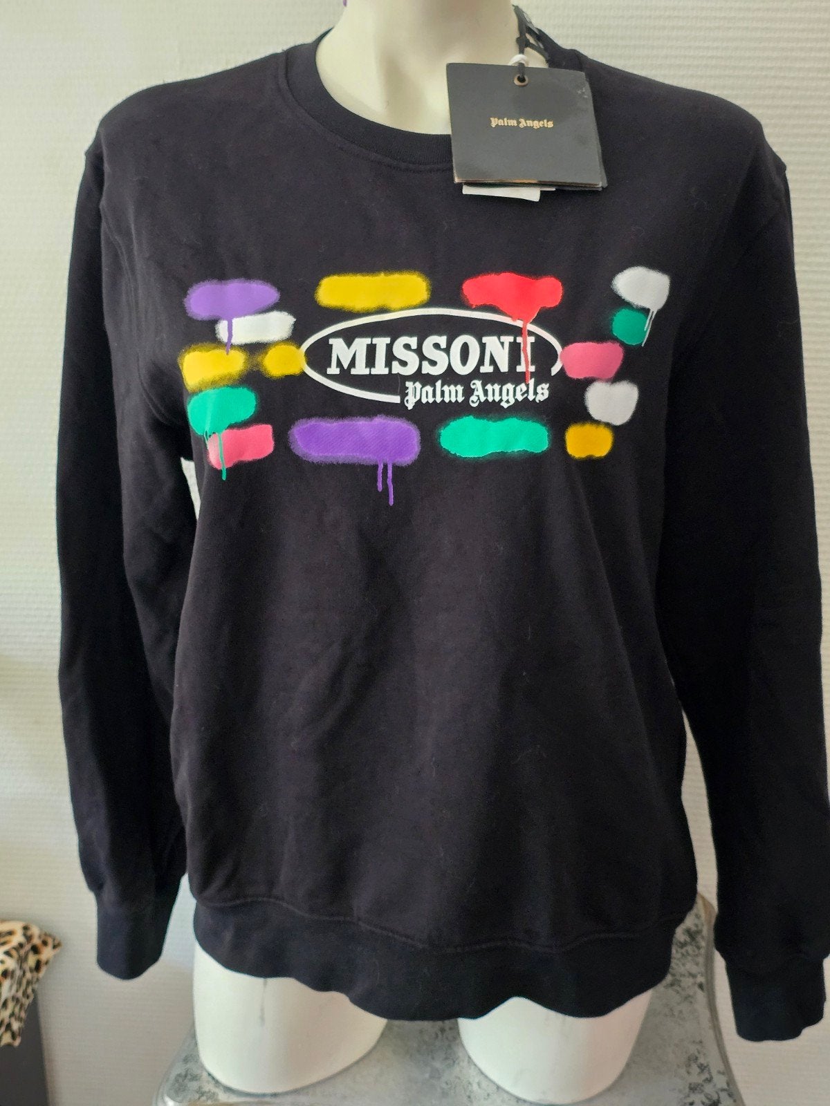 Palm Angels Missoni Sweater Zwart XL "Nieuw", Kleding | Heren, Palm Angels, Zwart, Ophalen of Verzenden, Maat 56/58 (XL)