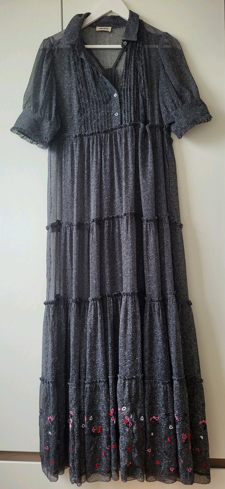 Zadig & Voltaire maxi jurk in maat 38 of kleine 40 40, Maat 38/40 (M), Soeur, Ophalen of Verzenden, Zo goed als nieuw