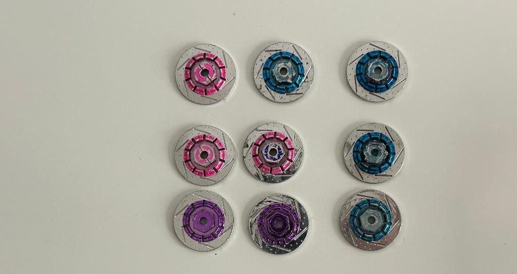 9x remschijven 1/10 rc auto, Hobby en Vrije tijd, Modelbouw | Radiografisch | Auto's, Ophalen of Verzenden, Gebruikt, Onderdeel