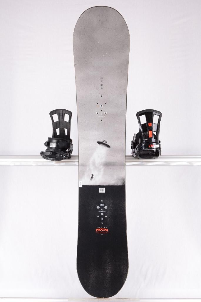 157 snowboard BURTON PROCESS EXPERIENCE 2020, GREY/black, Ophalen of Verzenden, Gebruikt, Board