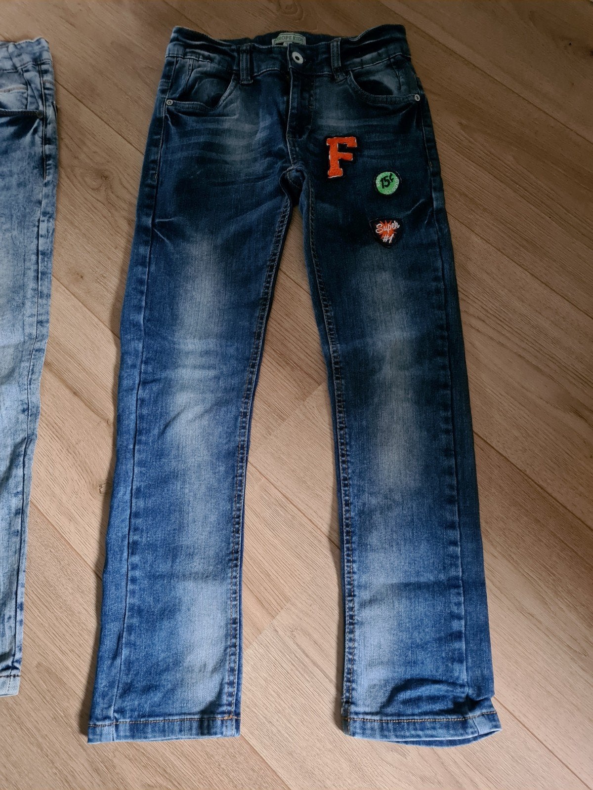Europe kids broek/spijkerbroek 134/140, Broek, Europe Kids, Ophalen of Verzenden, Zo goed als nieuw
