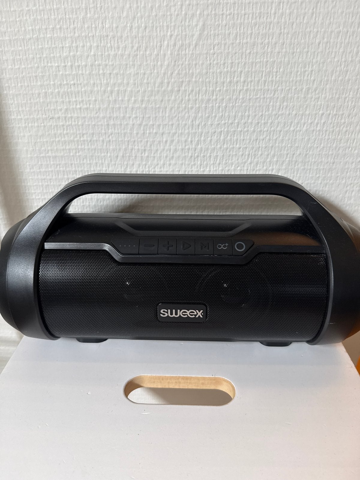 Sweex draagbare speaker met lichteffecten, Zo goed als nieuw, Draagbare speaker, Bluetooth, Ophalen