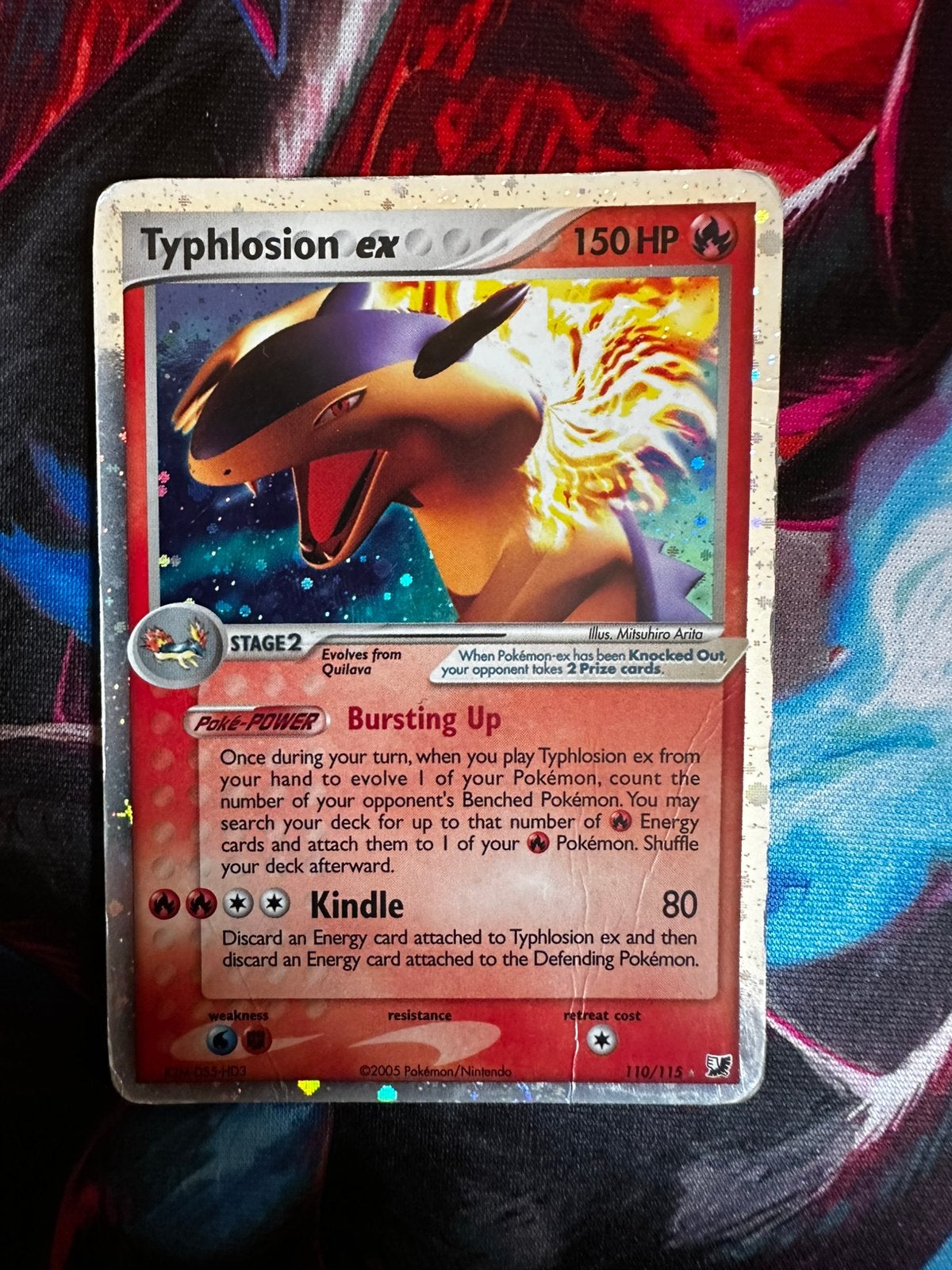 Typhlosion #110 - Ex Unseen Forces - Played, Ophalen of Verzenden, Zo goed als nieuw