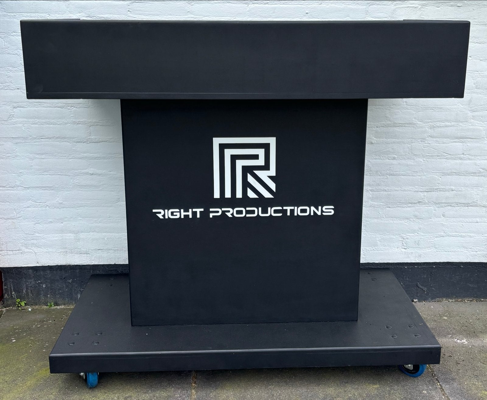 DJ Booth zwart op wielen met blacklight, Overige merken, Gebruikt, Dj-set, Ophalen of Verzenden