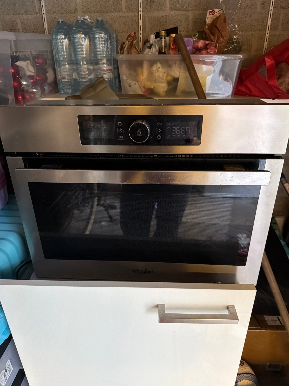 Whirlpool combi-oven - Zo goed als nieuw, Whirlpool, Hete lucht, Ophalen of Verzenden, Combi-oven