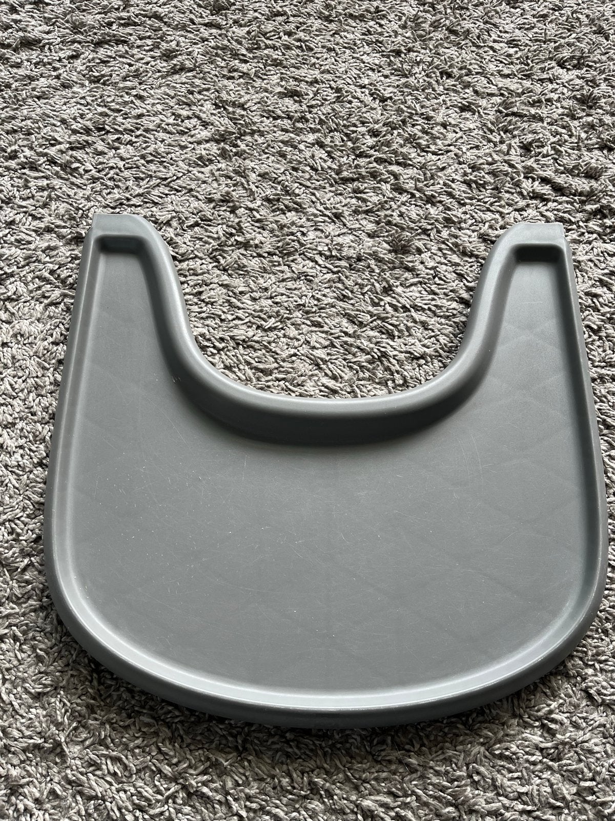 Stokke eetblad voor Stokke kinderstoel - Grijs, Ophalen of Verzenden, Gebruikt, Overige typen, Afneembaar eetblad