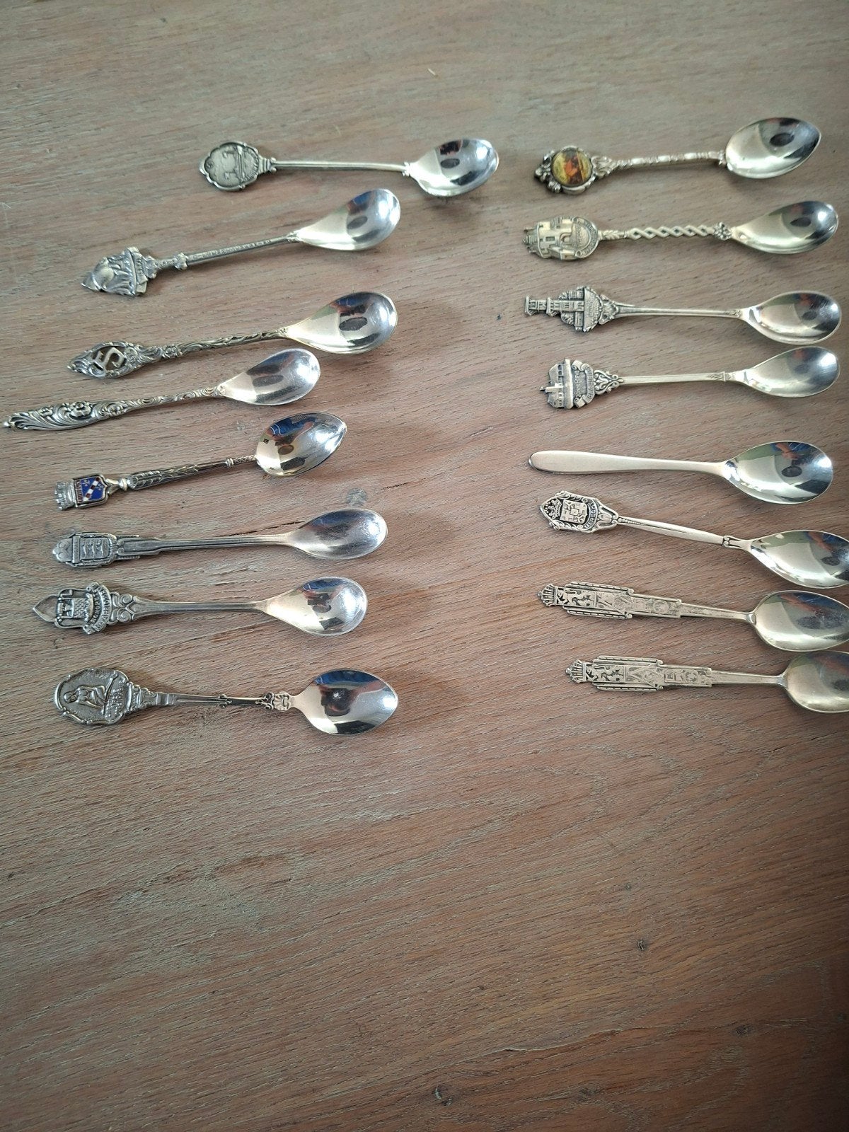 souvenir theelepels antiek verzameling zilver, Antiek en Kunst, Ophalen