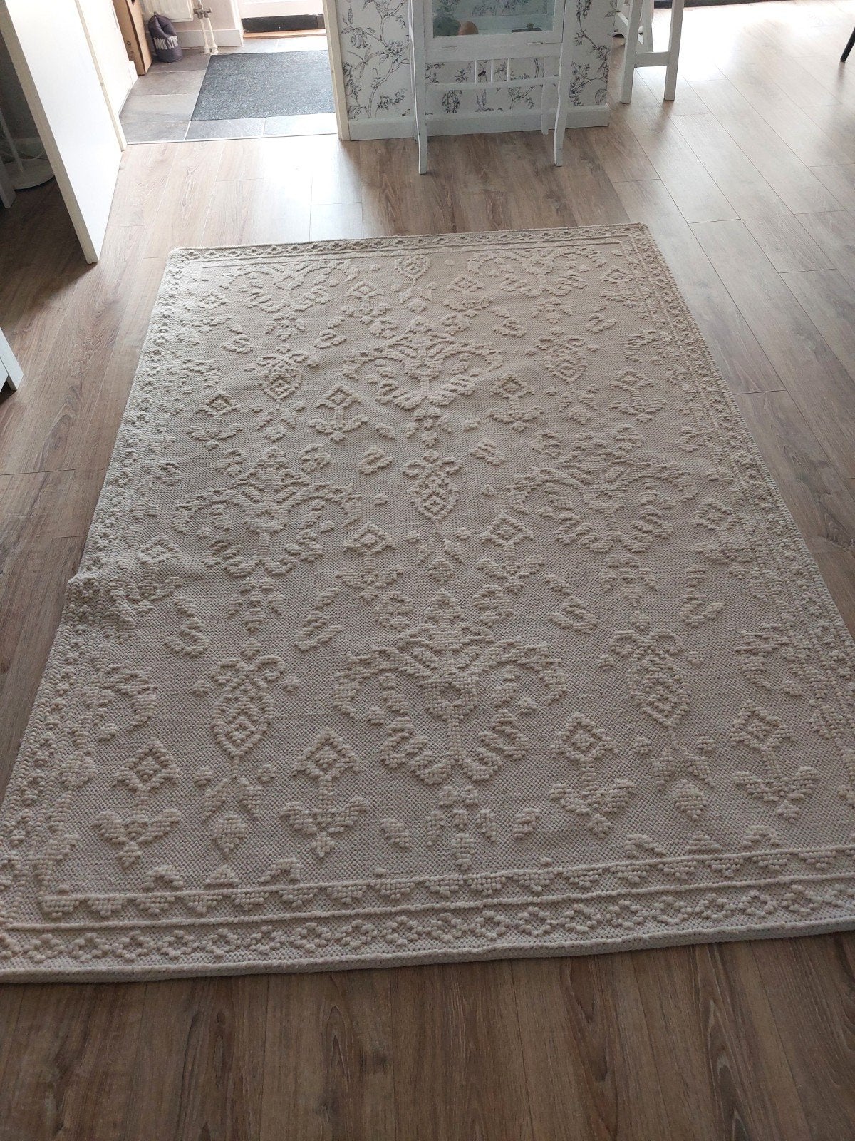 Prachtig Sissy Boy wollen vloerkleed - Zo goed als nieuw, Ophalen, Modern, Bohemian, 150 tot 200 cm, 200 cm of meer