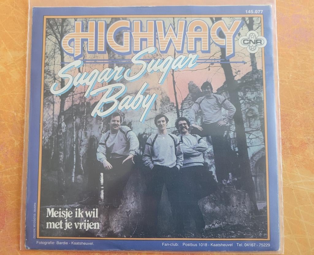 Highway - Sugar sugar baby - Meisje ik wil met je vrijen ., Ophalen, Zo goed als nieuw, Overige formaten, Levenslied of Smartlap