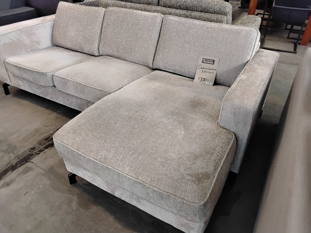 Hoekbank (chaise longue) voor 330=! Second Life Wolvega!, Ophalen, Zo goed als nieuw, Stof, 200 tot 250 cm
