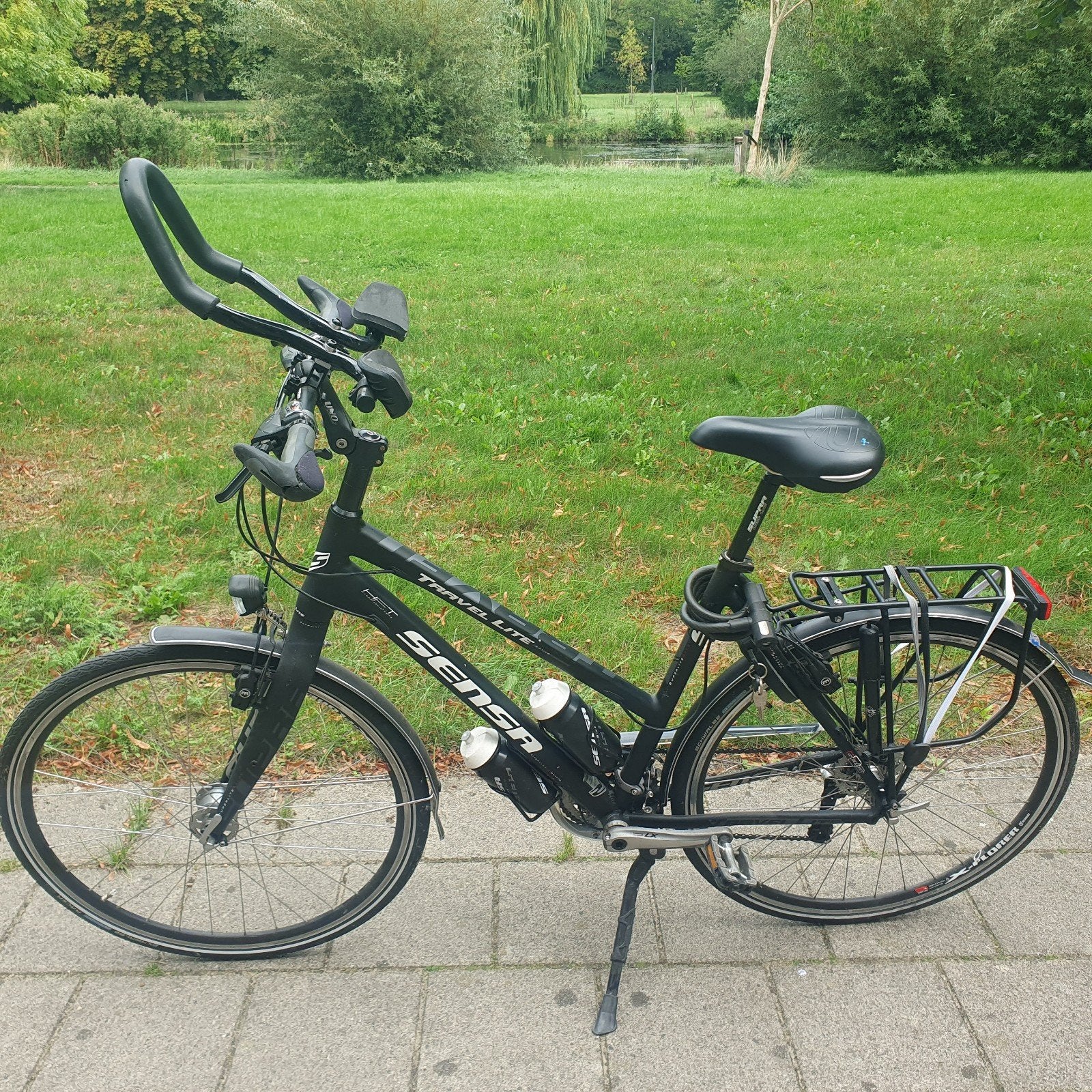 sensa travel lite damesfiets, 28 inch, Velgrem, Meer dan 20 versnellingen, Ophalen