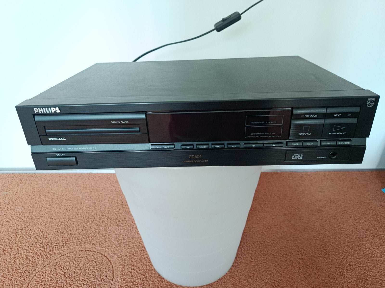 Philips CD604 Compact Disc Speler - Vintage Audio, Ophalen of Verzenden, Philips