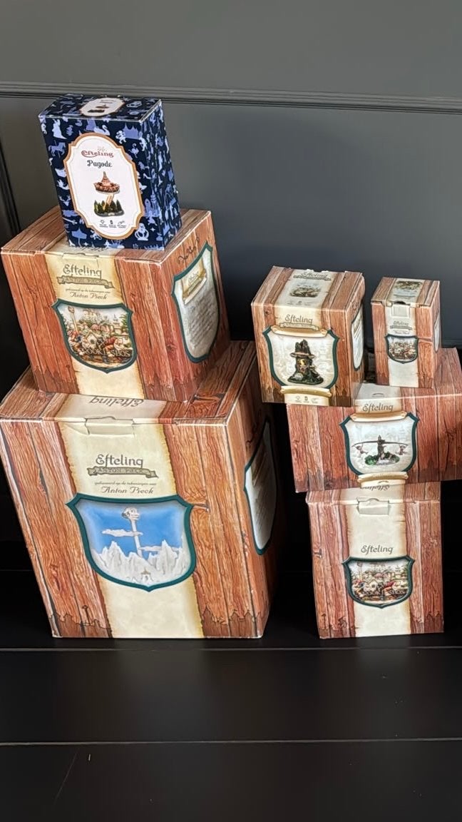 Efteling Luville & Pagode beeldjes - compleet of per stu, Verzamelen, Ophalen of Verzenden, Gebruikt, Beeldje of Poppetje