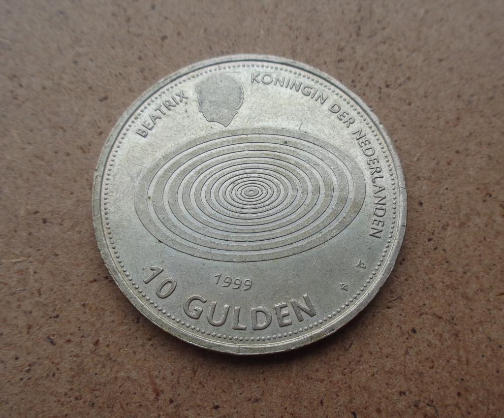 zilveren 10 gulden  1999/2000 eeuwmunt [102], Verzenden, Koningin Beatrix, Zilver, Losse munt