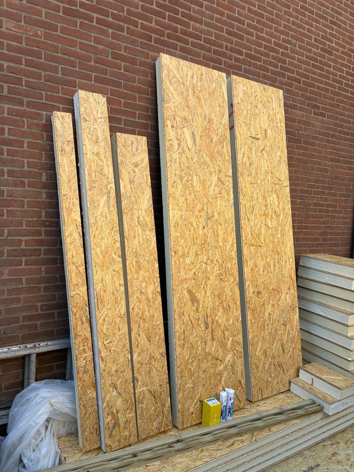 PIR isolatieplaten met OSB voor muur- en dakisolatie, Nieuw, Ophalen of Verzenden, Hardschuim (Pir), Minder dan 5 m²