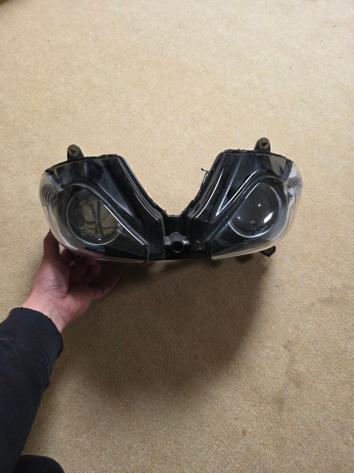 Koplamp triumph daytona 675 2006/2012, Ophalen of Verzenden, Gebruikt