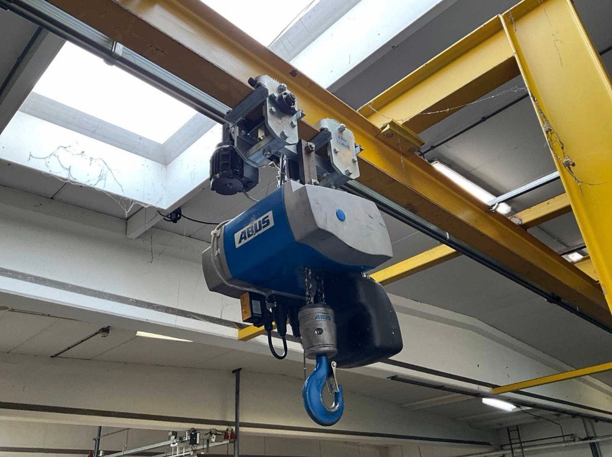 ABUS elektrische takel / hijstakel met elektrische loopkat, Ophalen, Zo goed als nieuw