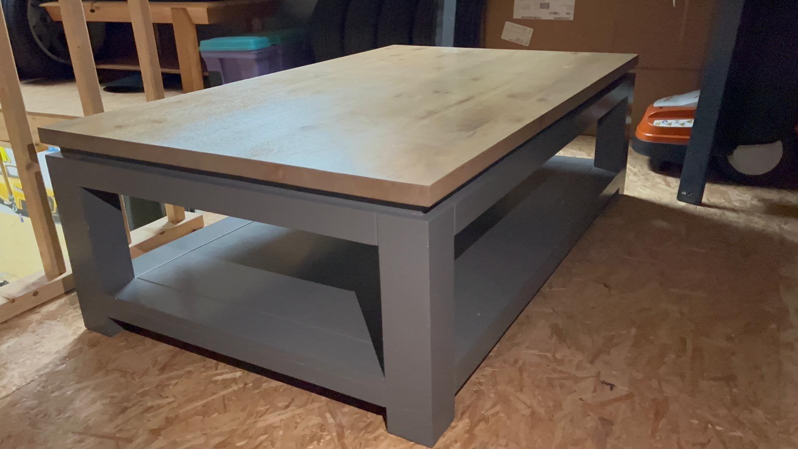 Richmond salontafel, 100 tot 150 cm, Eikenhout, Zo goed als nieuw, Rechthoekig