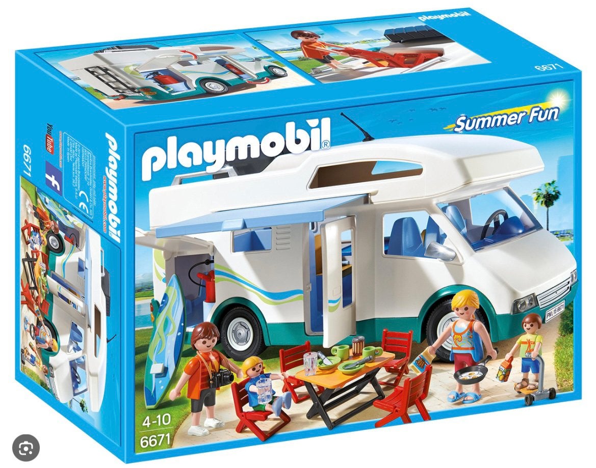 Playmobil camper, Ophalen of Verzenden, Zo goed als nieuw