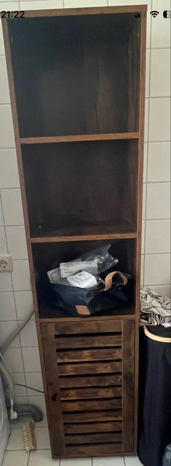Badkamerkast en Wastafelkast Set - Vintage Bruin, Ophalen, Overige typen, Nieuw, 50 tot 100 cm