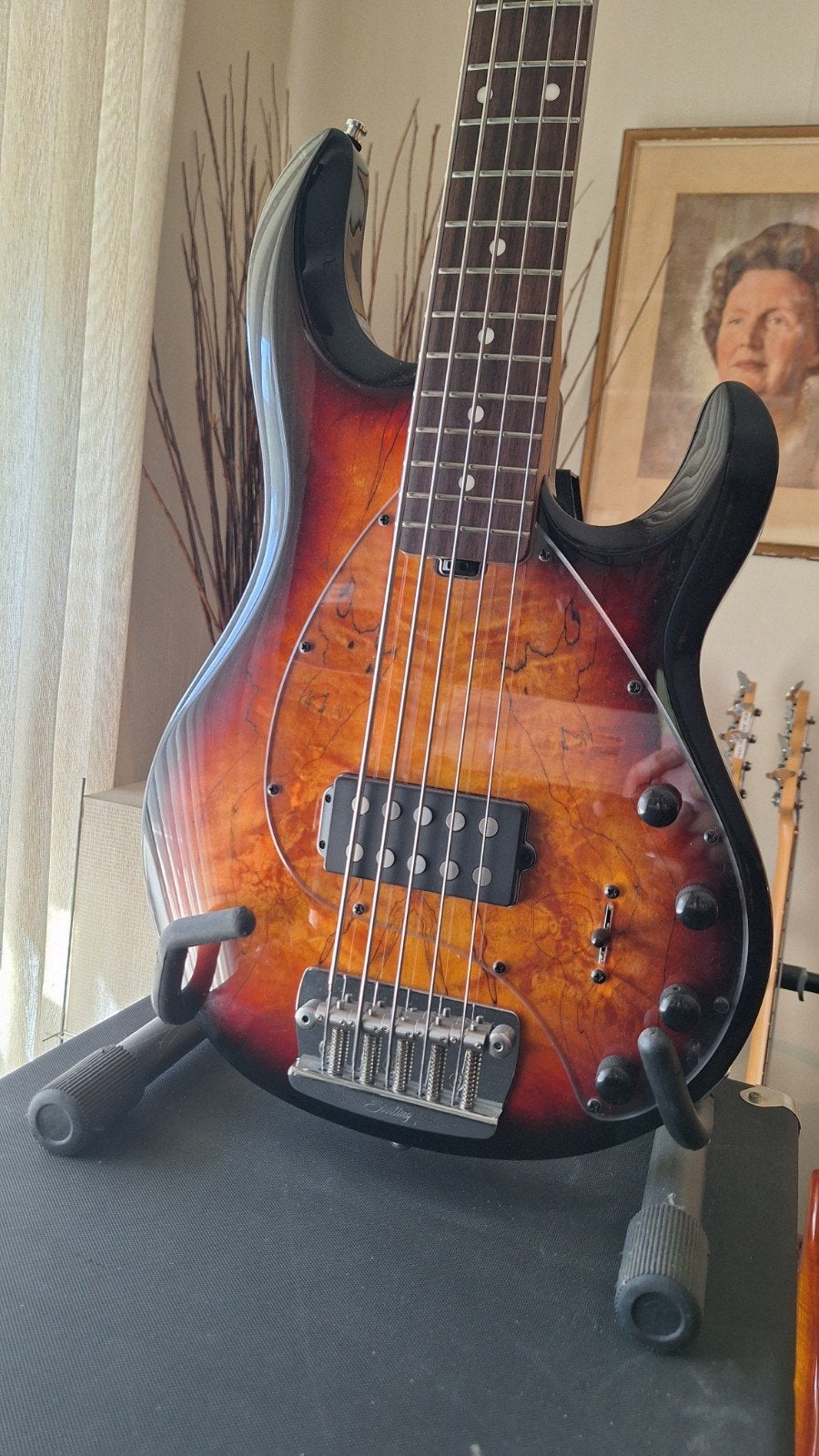 Music Man Sterling Ray 35 (5-snaar), Muziek en Instrumenten, Ophalen, Zo goed als nieuw, Elektrisch, 5-snarig