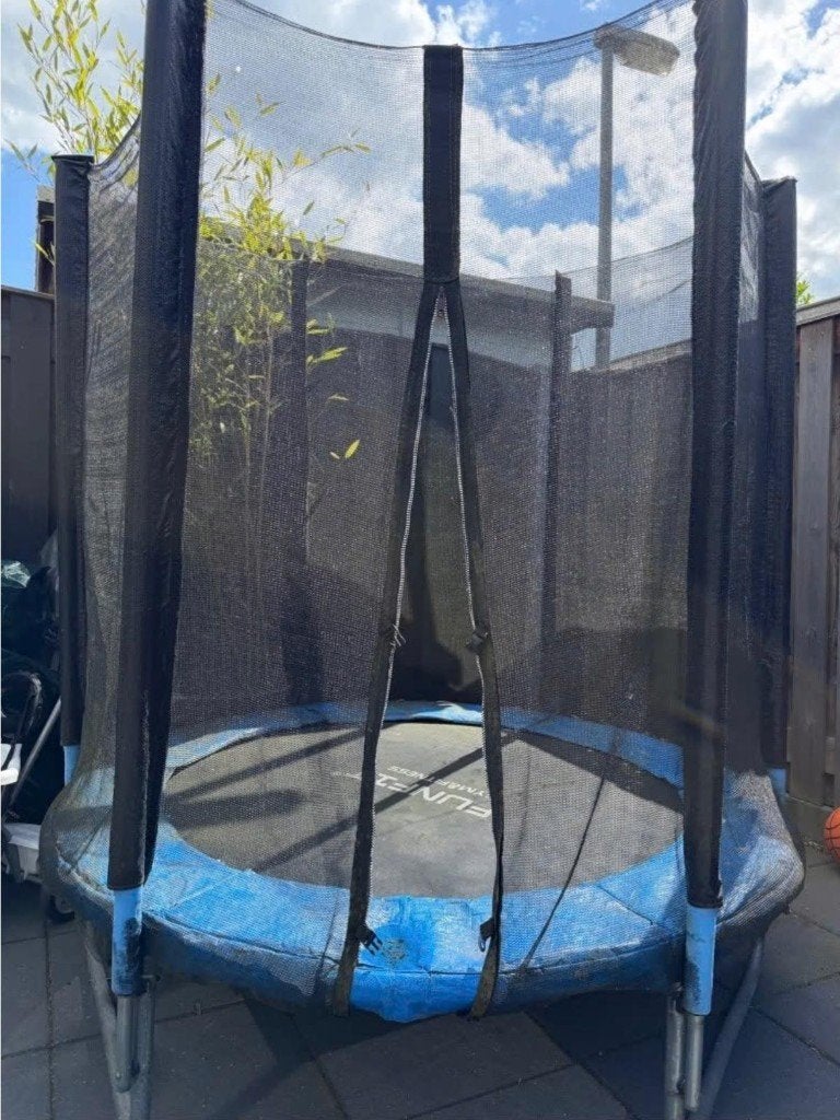 Funfit Trampoline 185 cm met veiligheidsnet, Ophalen, Gebruikt