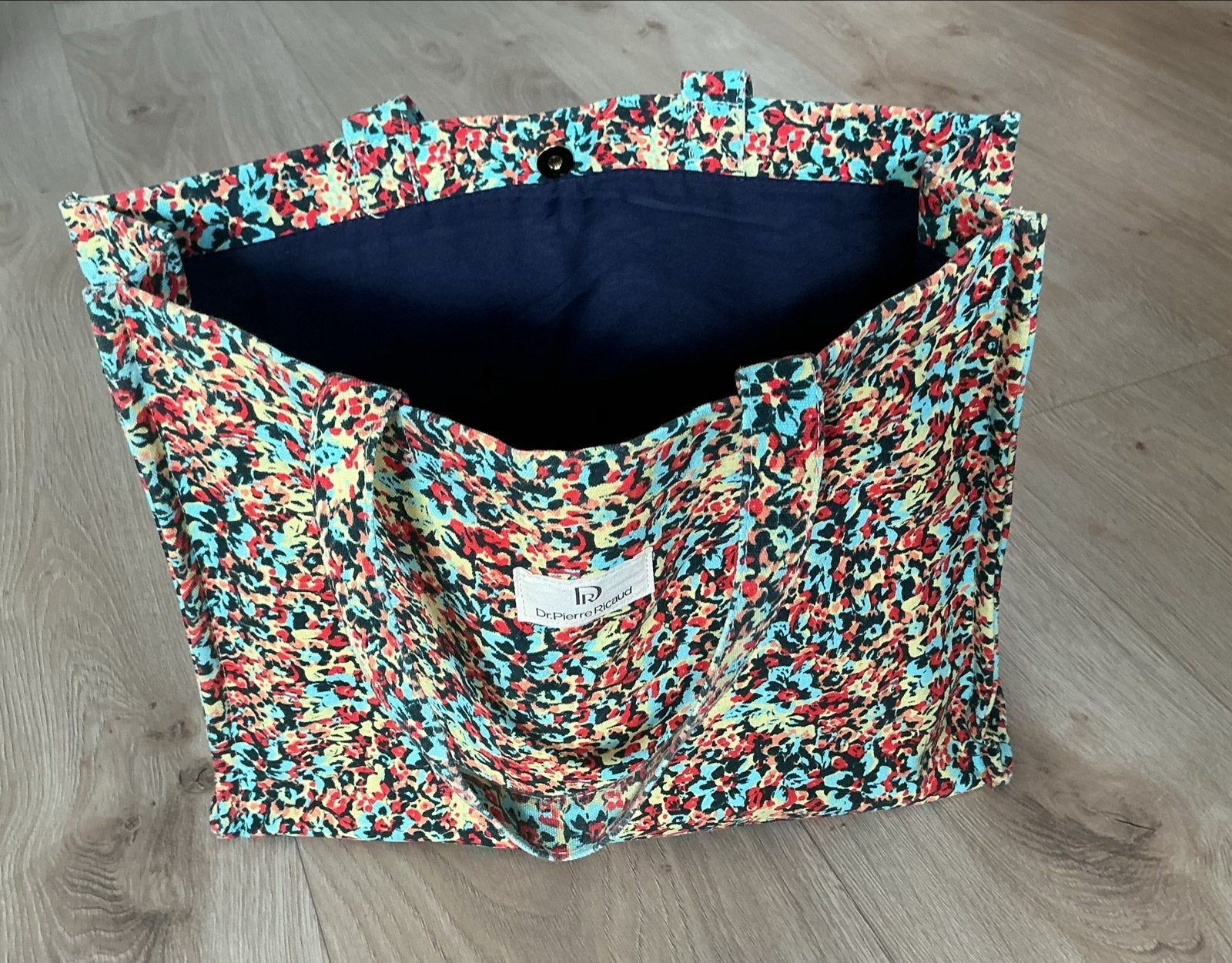 Leuke ruime shopper, tas met bloemmotief en drukker, Ophalen of Verzenden, Nieuw, Overige kleuren, Shopper