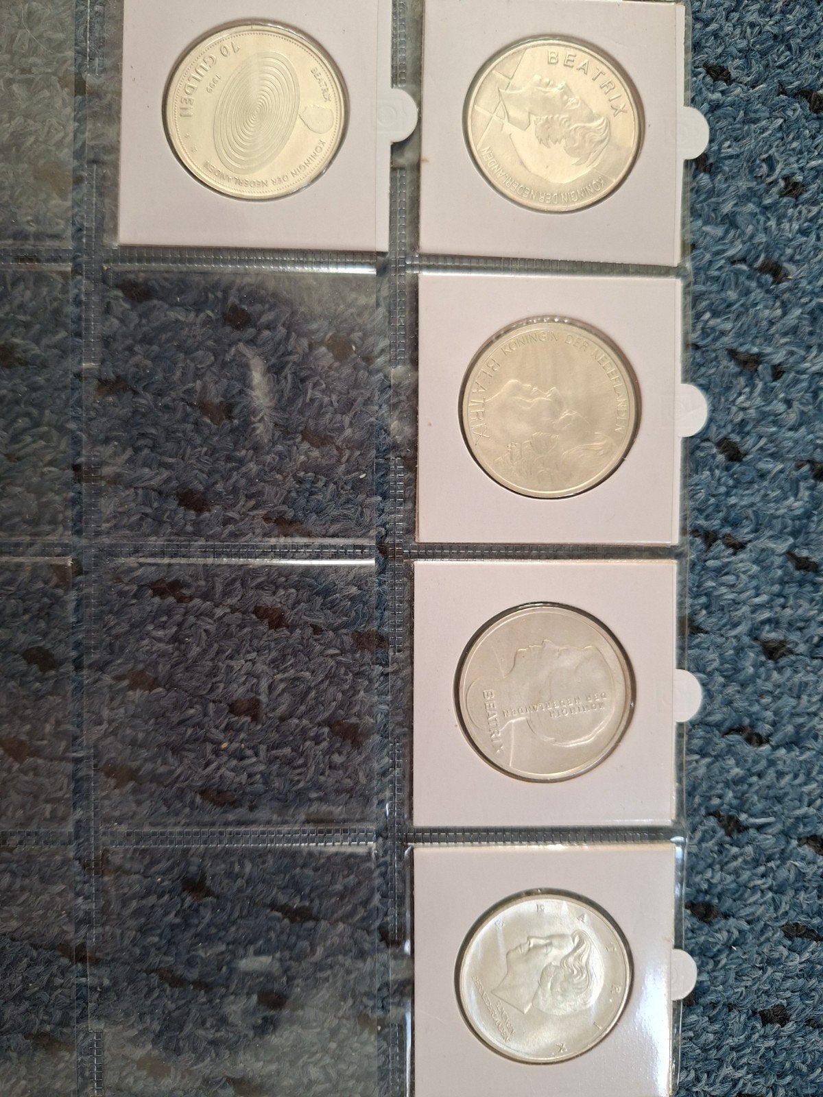 serie 10 gulden beatrix compleet prachtige set, Postzegels en Munten, Munten | Nederland, Setje, Koningin Beatrix, Zilver, Ophalen of Verzenden