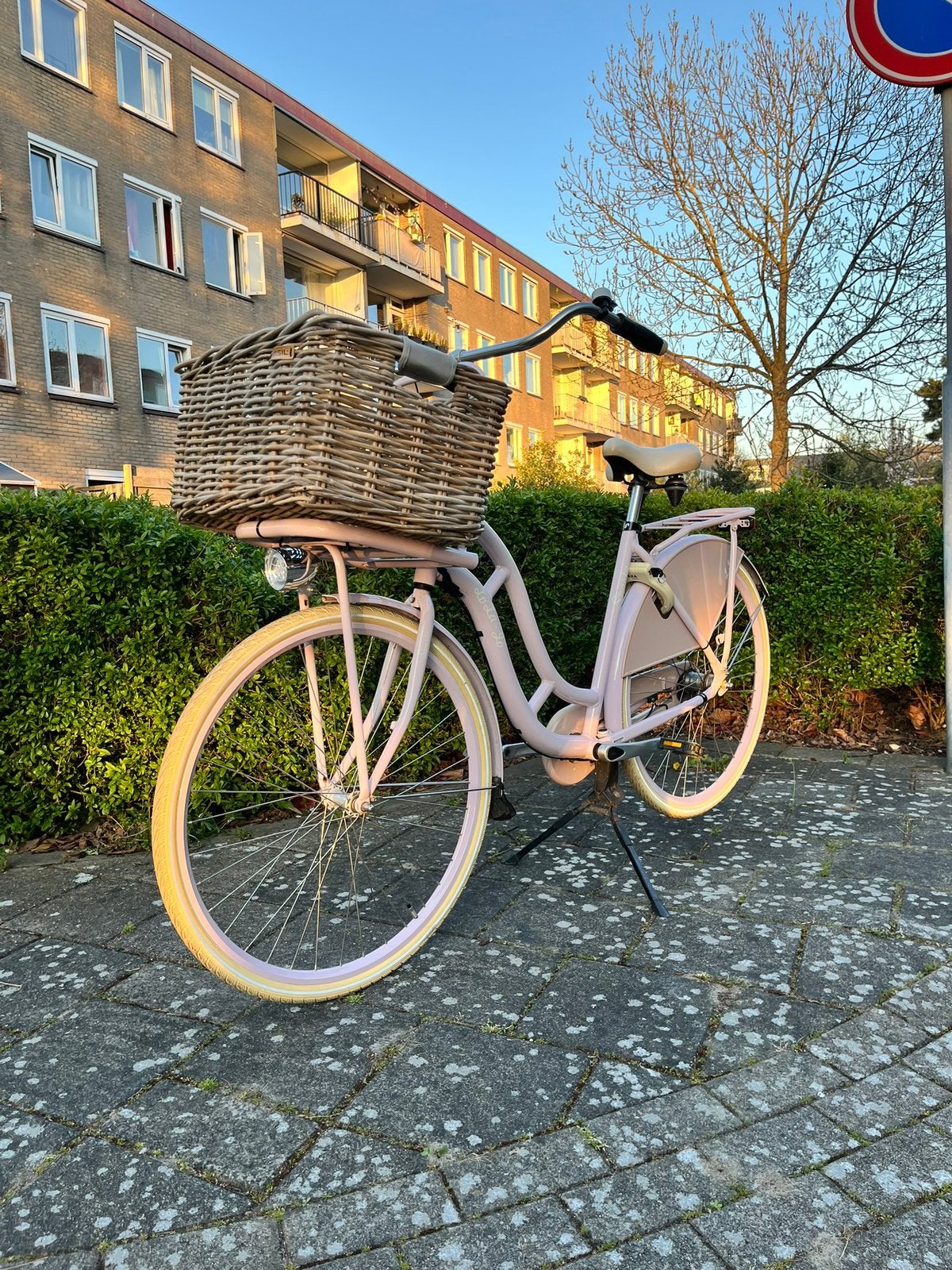 Sparta / Lola-Jo / Mand / Damesfiets / Roze / ZGAN /compleet, Terugtraprem, Sparta, 53 tot 56 cm, Versnellingen