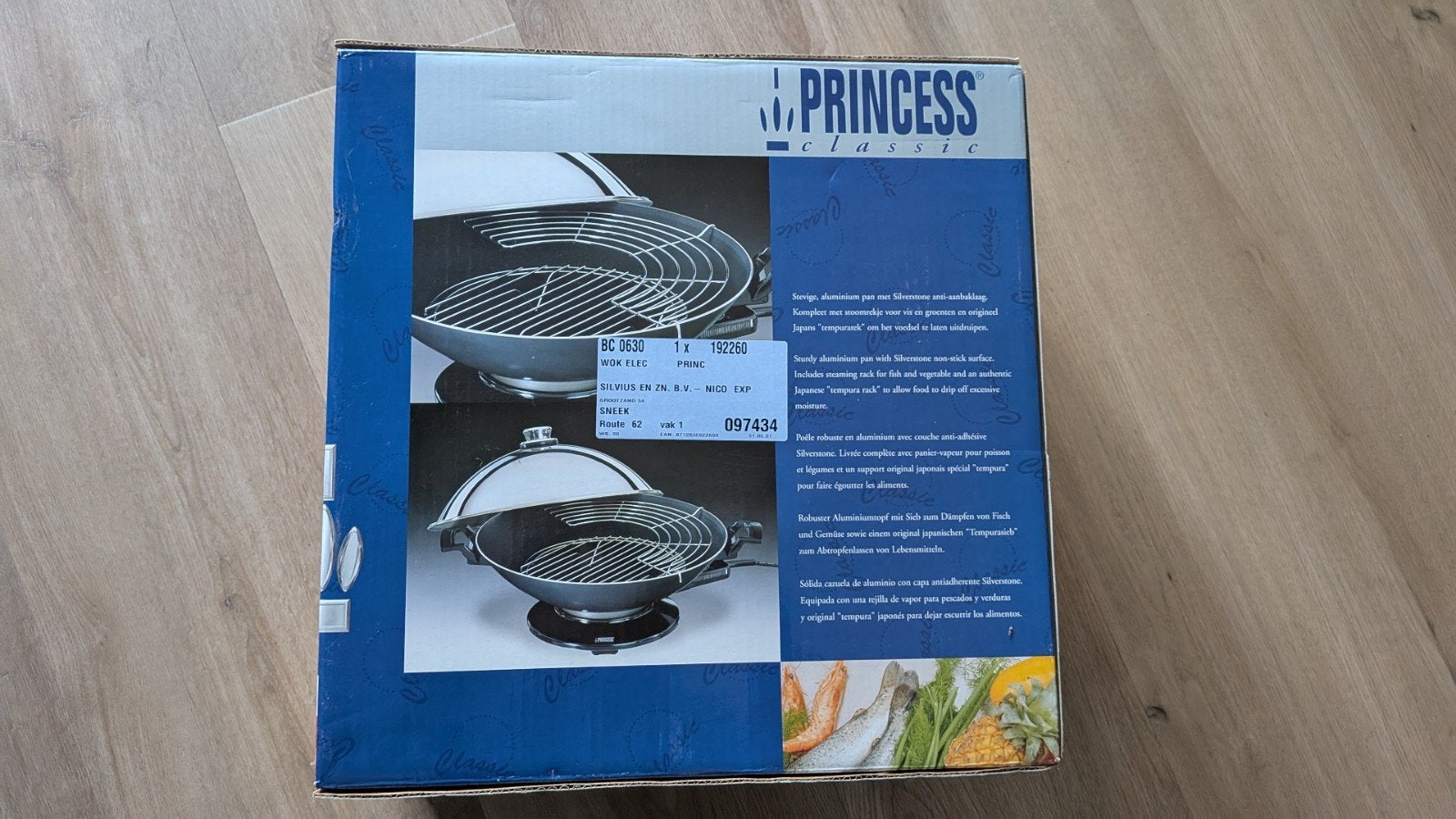 Princess Classic Elektrische Wok - 36 cm, 5 liter, 4 liter of meer, Ophalen of Verzenden, Nieuw