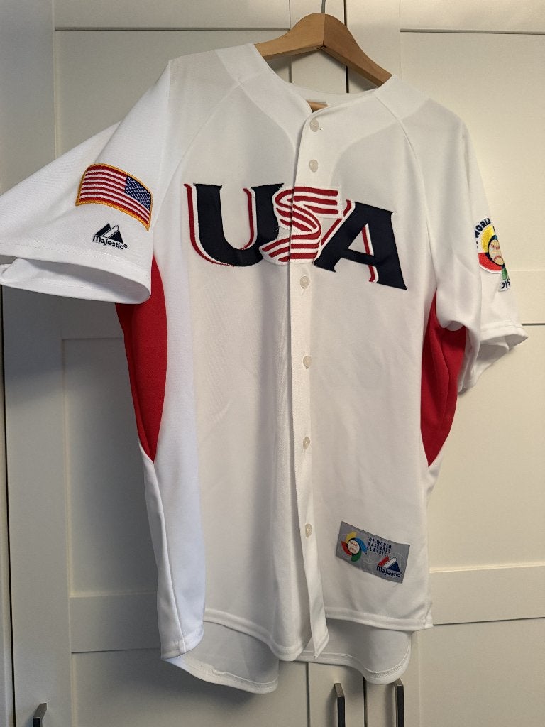 Team USA World Baseball Classic (2009) Jersey, Sport en Fitness, Honkbal en Softbal, Ophalen of Verzenden, Nieuw, Honkbal, Kleding