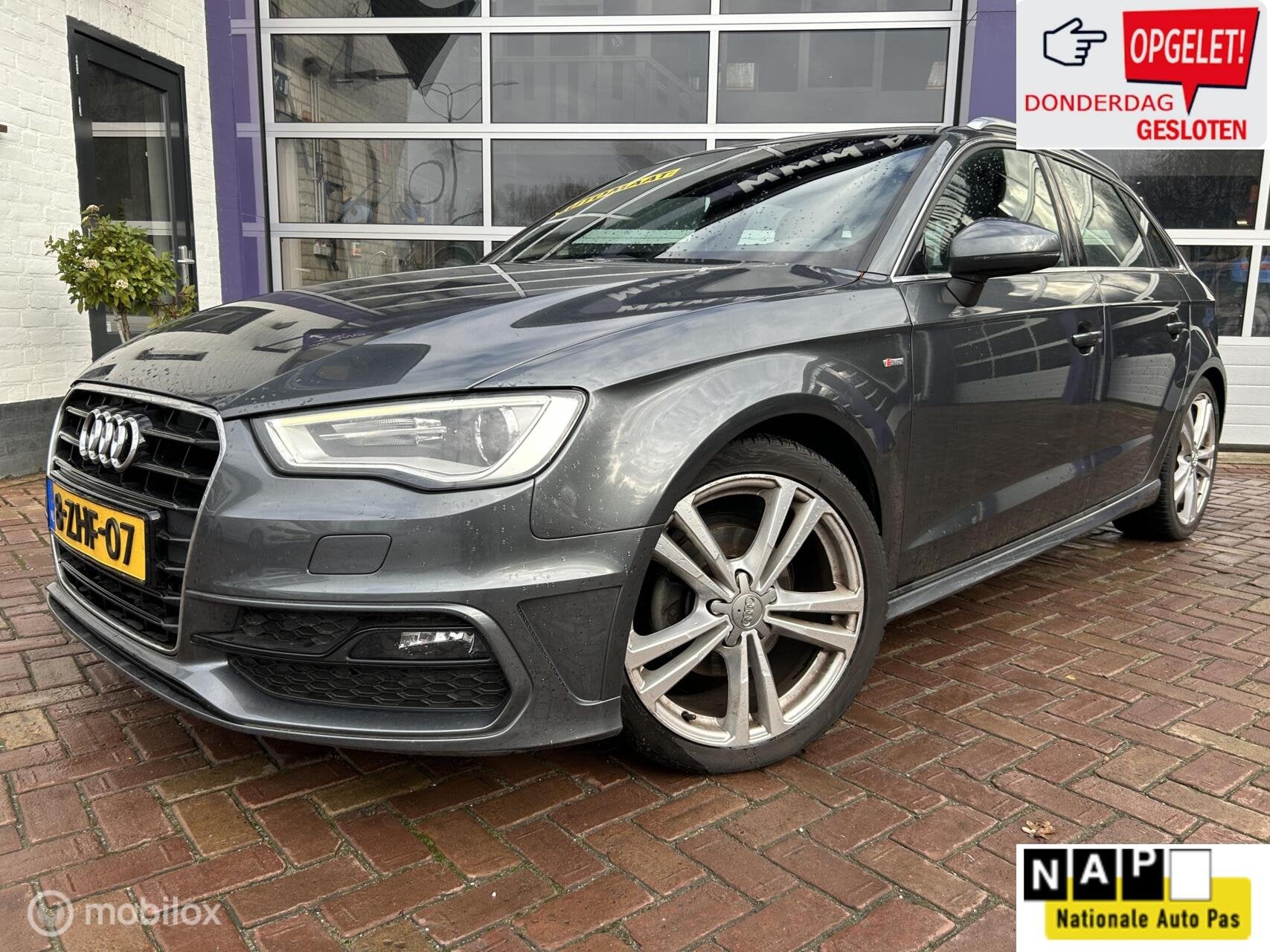 Audi A3 Sportback 1.4 TFSI Ambition Pro Line S g-tron, Auto's, Gebruikt, Euro 6, 4 cilinders, CNG (Aardgas)
