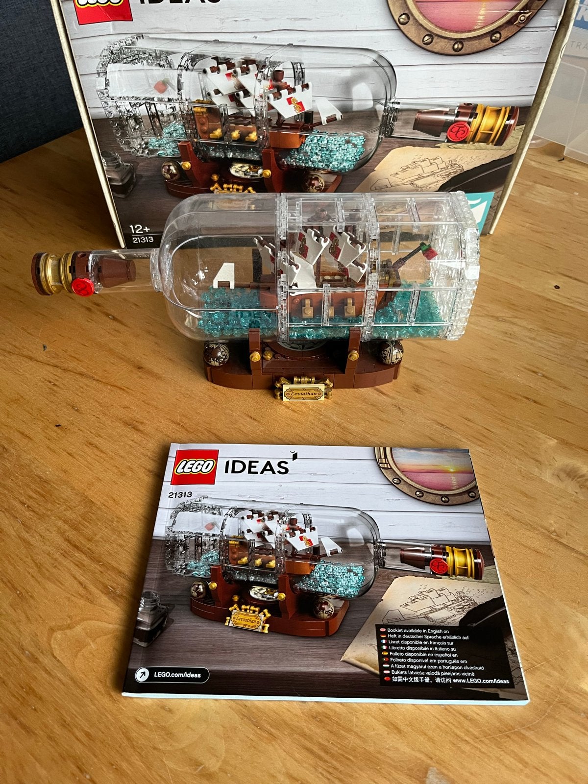 Lego Ideas 21313 Schip in een Fles, Lego, Ophalen of Verzenden, Compleet, Complete set
