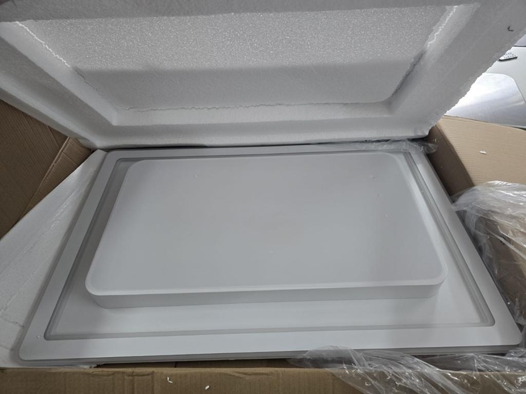 Moderne rechthoekige LED-plafondlamp, Ophalen of Verzenden