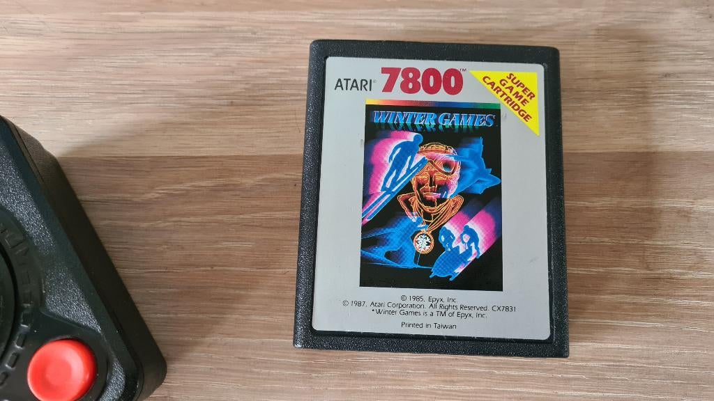 Atari 7800 Wintergames  GETEST!!!, Spelcomputers en Games, Gebruikt, Verzenden, 1 speler, Racen en Vliegen