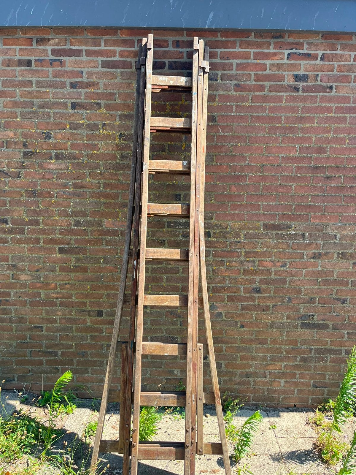 3 delig decoratie ladder, Ophalen, Zo goed als nieuw, 4 meter of meer