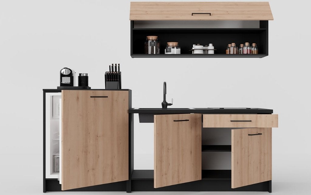 keuken nieuw 160cm, Huis en Inrichting, Keuken | Complete keukens, Ophalen of Verzenden, Nieuw, Overige materialen, Enkelwandige keuken