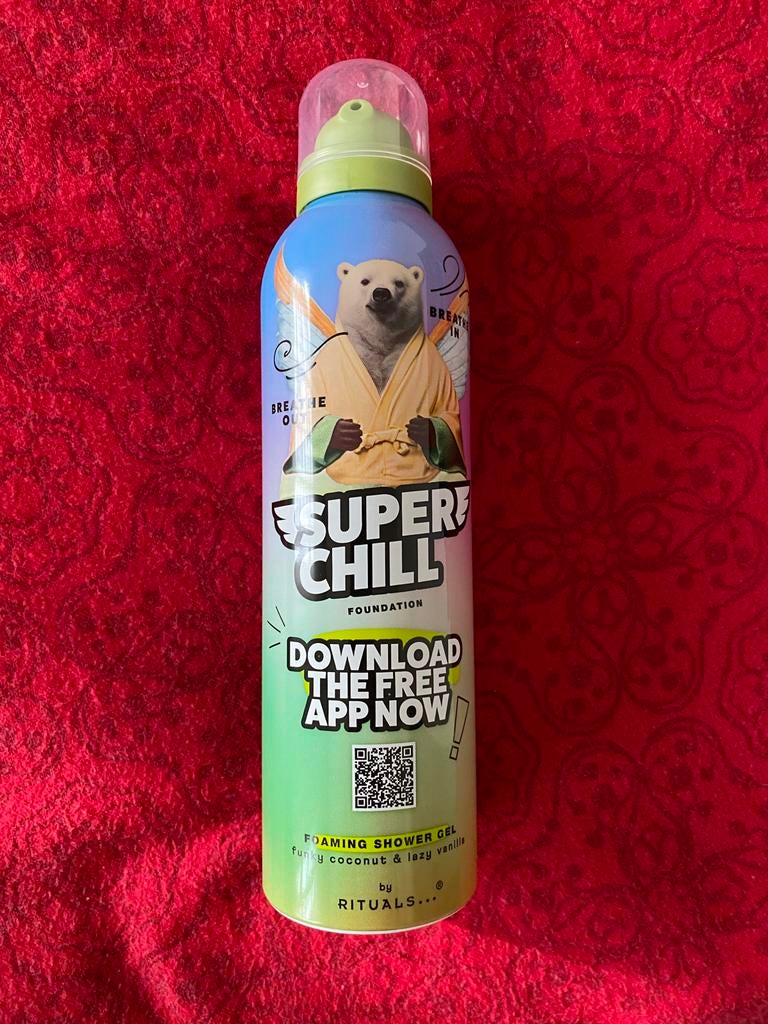 Rituals Super Chill Douche Foam - Kokos & Vanille, Ophalen of Verzenden, Nieuw, Bad & Douche