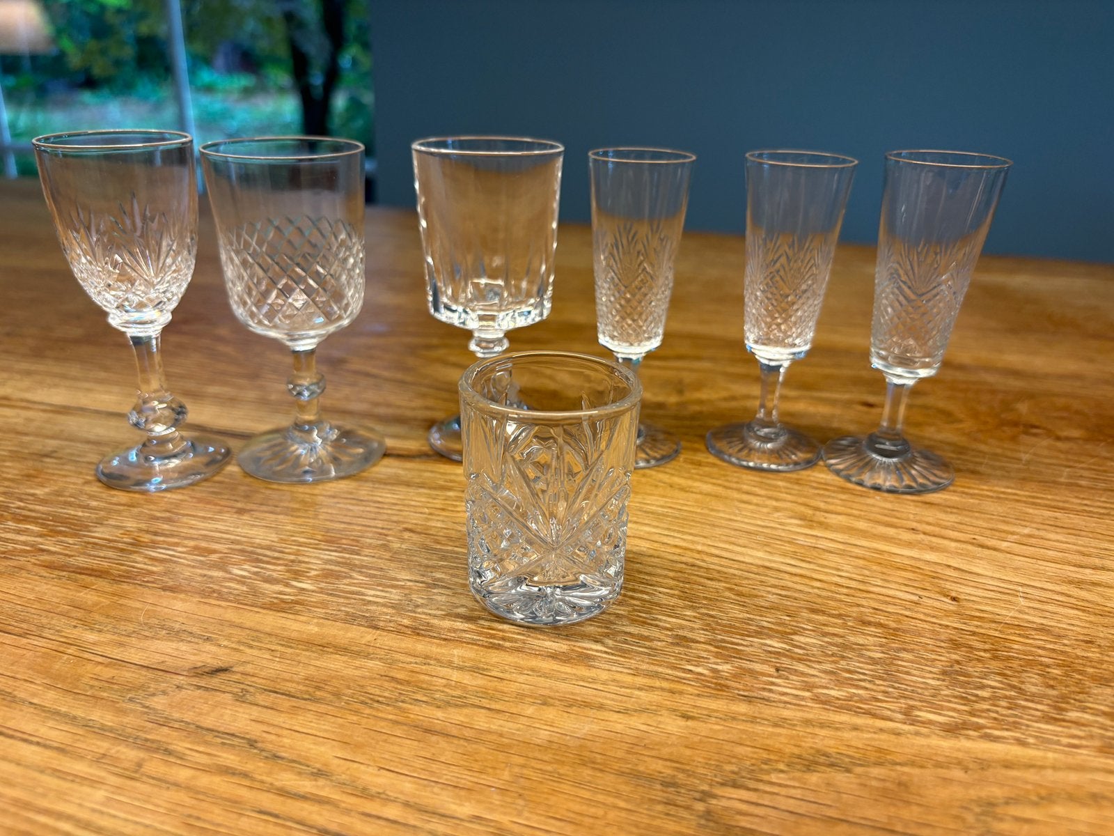 Vintage borrel en shot glaasjes, Verzamelen, Ophalen of Verzenden, Zo goed als nieuw, Borrel- of Shotglas