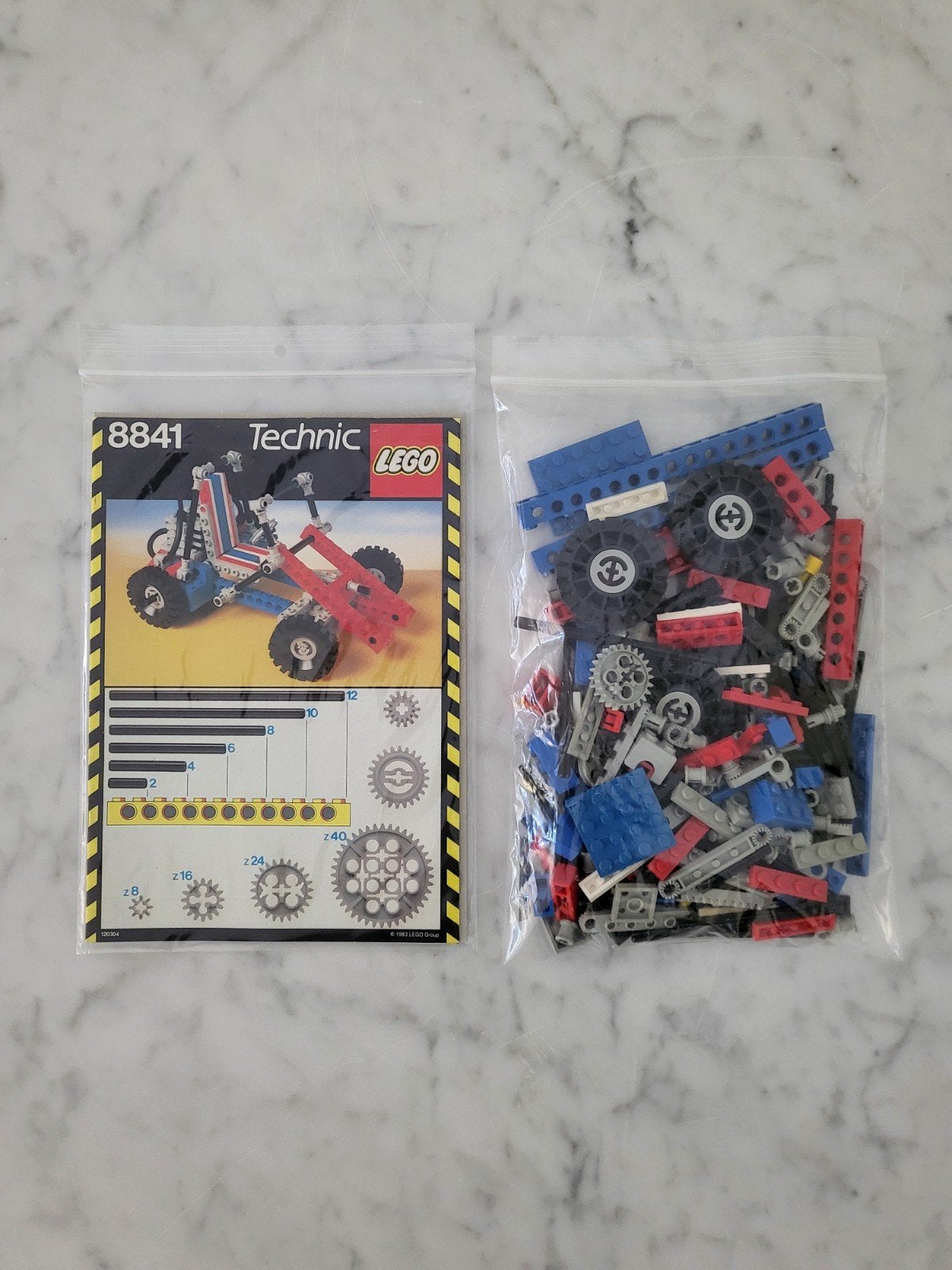 Lego Technic 8841 Kraanwagen - Vintage Set, Gebruikt, Lego, Ophalen of Verzenden, Technic
