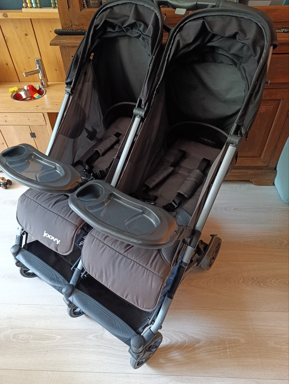 Joovy Kooper X2 Duowagen - Comfortabel en Compact, Kinderen en Baby's, Gebruikt, Duowagen, Ophalen, Kinderwagen