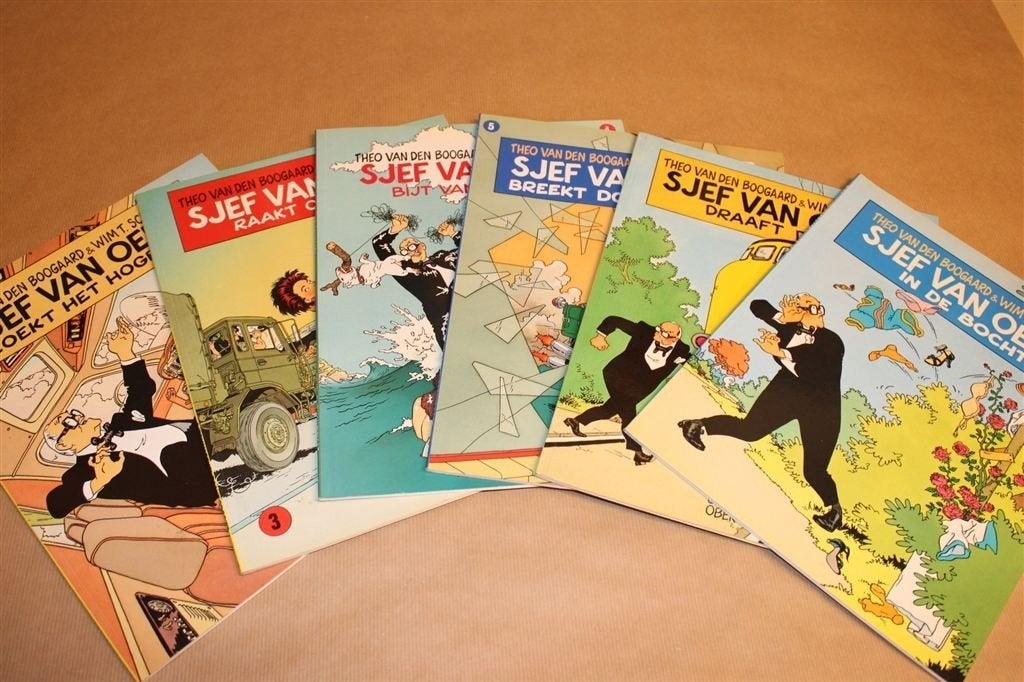 Sjef van Oekel — Complete Stripreeks [6 Delen], Boeken, Eén stripboek, Ophalen of Verzenden, Gelezen