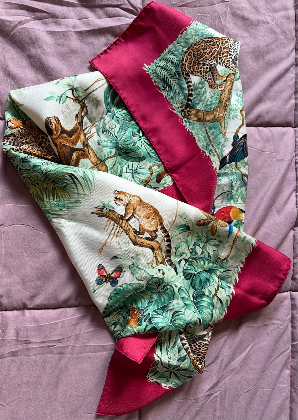 Nieuwe Hermes sjaal 'Equateur' zijde, Ophalen of Verzenden, Nieuw, Sjaal